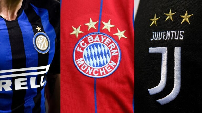 étoiles sur maillots de football