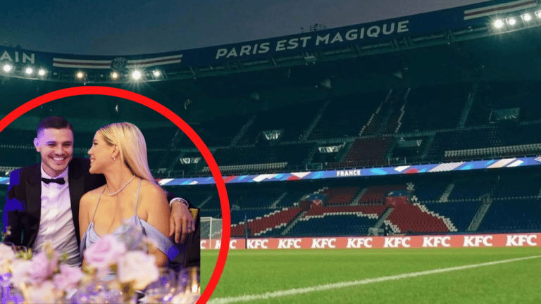 icardi et sa femme au PSG