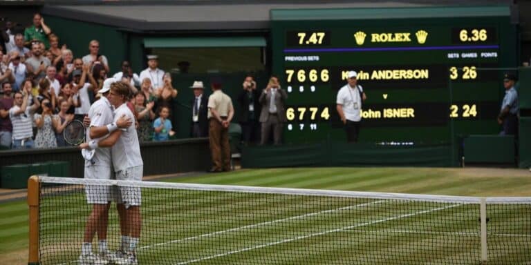 Victoire au tennis