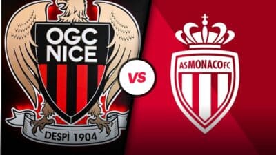 monaco contre nice football