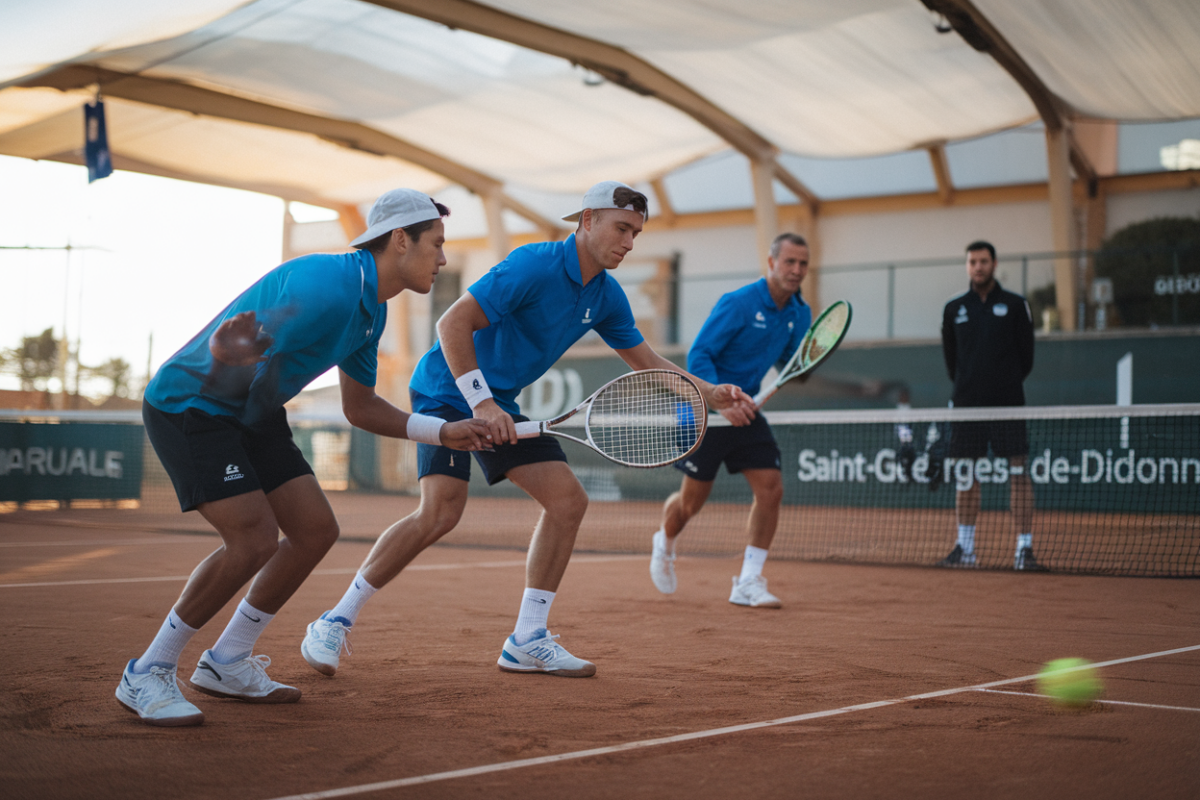 12 seniors, 8 victoires d'affilée, 3 doubles gagnés, ce Tennis Club de Saint-Georges-de-Didonne surprend