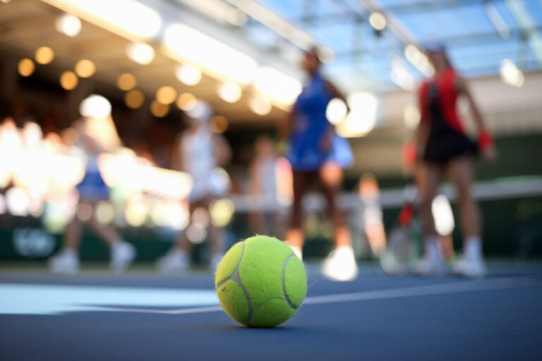 Serena Williams et autres anciennes championnes disputent un match de tennis professionnel.