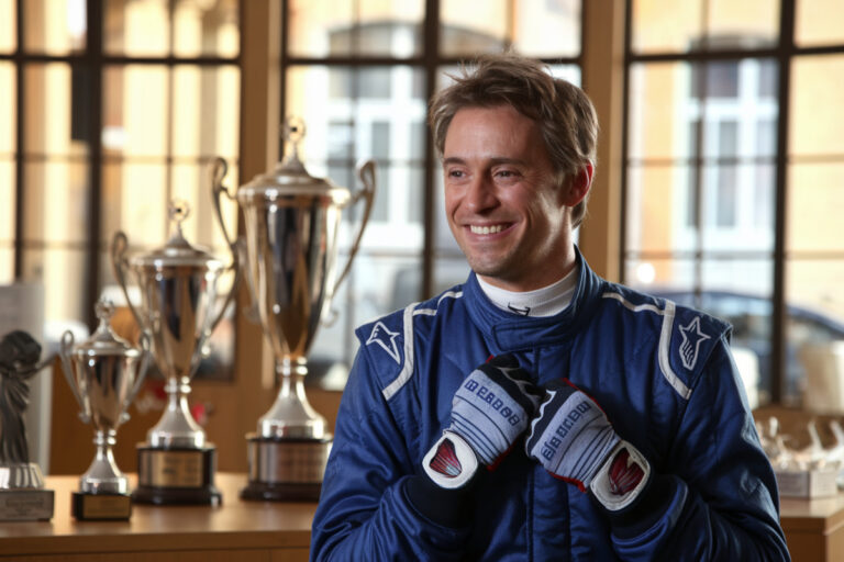 Arthur Féry levant son trophée, souriant après ses deux victoires majeures en tennis.