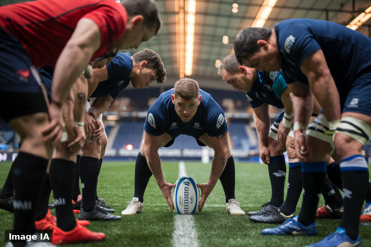 Stade de rugby du Roazhon Park avec le match Vannes contre Toulouse en septembre.