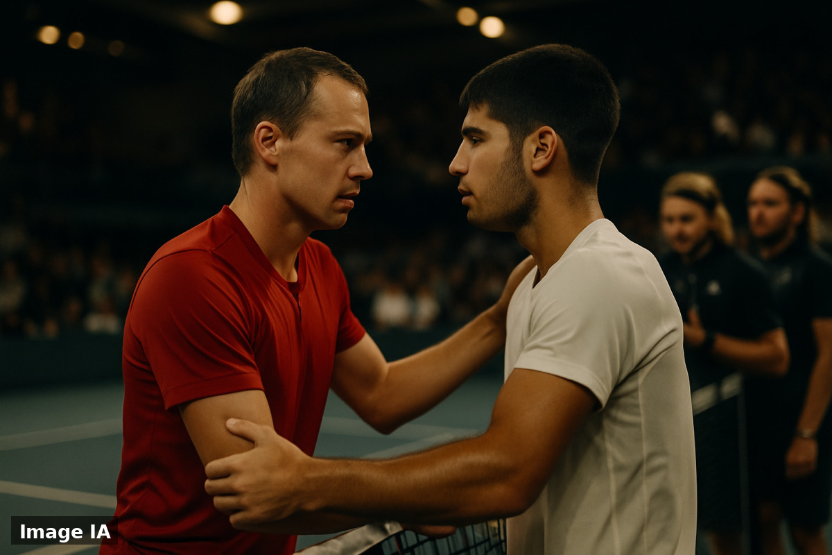Alcaraz et Safiullin s'affrontent sur le court de l'US Open après quatre mois.