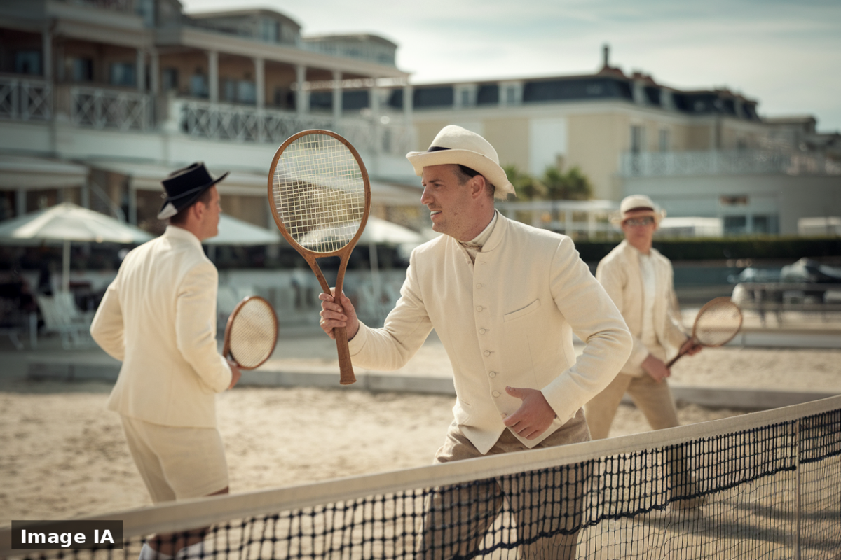 La Baule célèbre le tennis de la Belle Époque : tenues blanches et raquettes en bois au programme