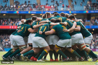 Équipe de rugby en préparation à Buenos Aires avant d'affronter la Nouvelle-Zélande.
