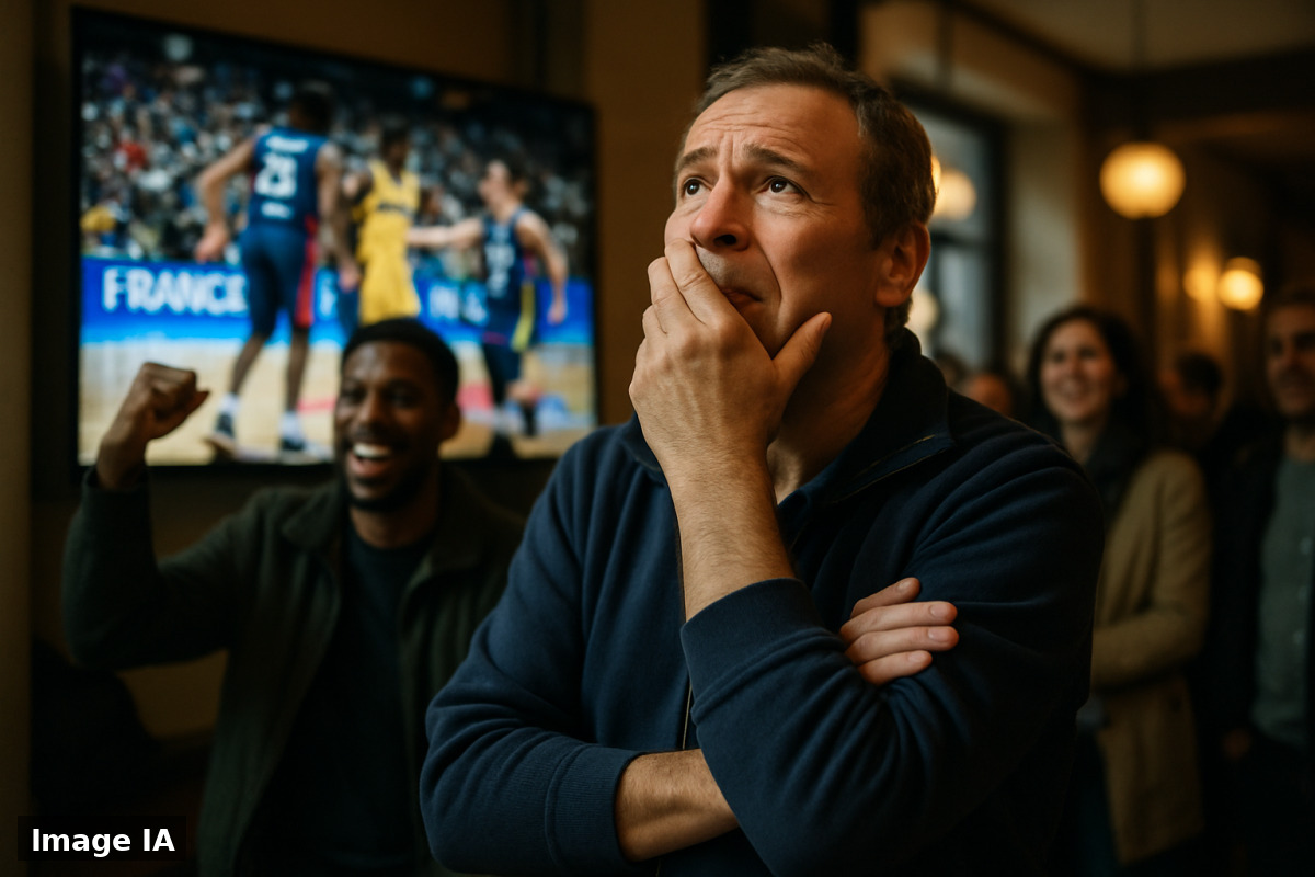 Les rugbymen français célèbrent leur victoire 84-69 face à la Suède à Stockholm.