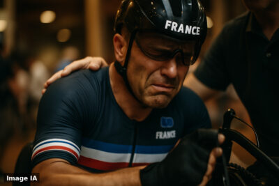 Cyclistes en fauteuil roulant français triomphant à Huntsville lors des championnats mondiaux.