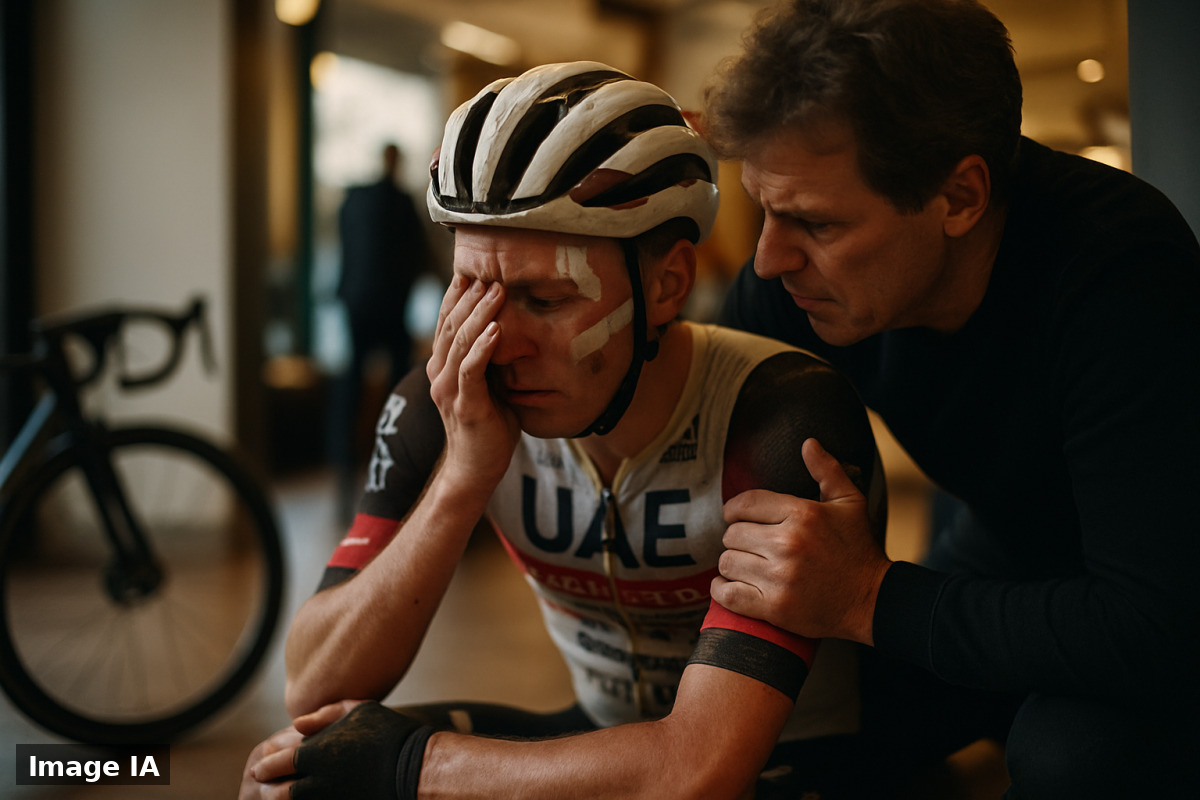Pogacar blessé après sa chute en Espagne, forfait aux Mondiaux de cyclisme Montréal.