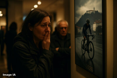Cyclistes en compétition sur les routes de Ljubljana lors des Championnats d'Europe 2026.